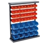 Homeworks Single Side Storage Bin Rack (Blue/Orange)