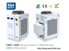S&A water chiller CWFL-1500 for cooling 1500W meta ...