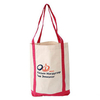 Canvas tote bag with company logo
