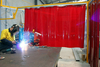 WELDING CURTAIN WITH SNAP SYSTEM