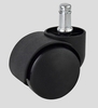Hooded Twin Wheel Casters with Collar