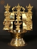 16" Brass Ashta Lakshmi Lamp with Ganesha at  ...