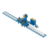 Roller conveyor shot blasting machines